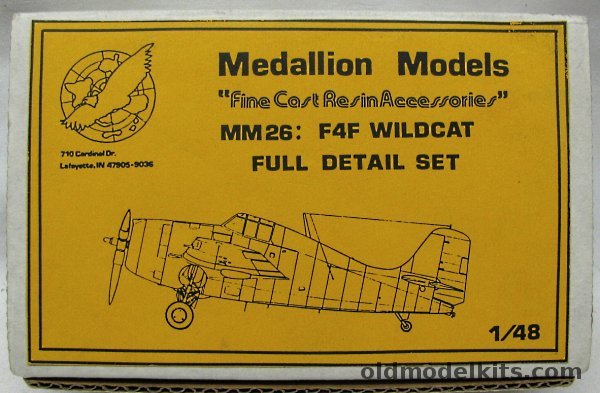 Medallion Models 1/48 F4F Wildcat Full Detail Set, MM26 plastic model kit
